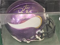 Dante Culpepper Signed Mini Vikings Mini Helmet