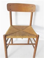 1960'S Oak Papercord Seat Chair