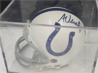 Adam Vinatieri Signed Colts Mini Helmet See Size