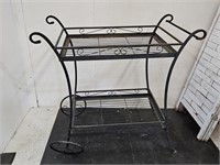 Serving Cart or Garden Stand 35" X 34" H See Pics