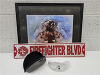 Fire Ninja Sunglasses, FireFighter Sign 24", Art