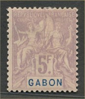 GABON #32 MINT FINE HR