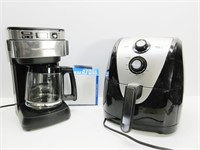 Hamiliton Beach Coffee Maker, Secra Airfyer