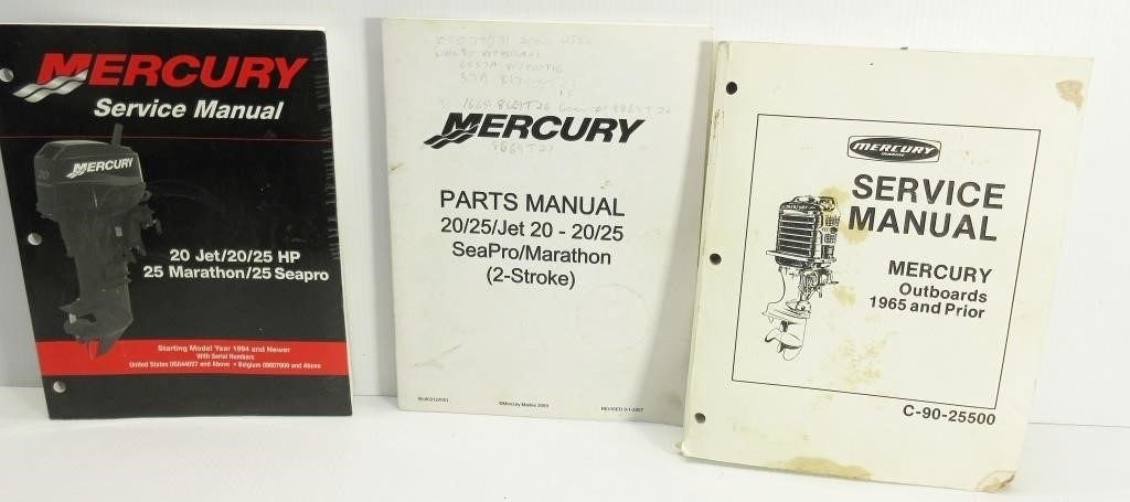 Mercury Outboard Motor Manuals