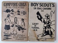 1913 & 1918 Scouts & Campfire Girls Books