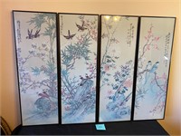 Four large framed Asian prints #20