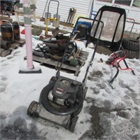 YARD MACHINES LAWN MOWER - PULL CORD IS OFF