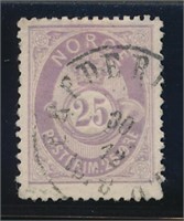 NORWAY #28 USED FINE-VF