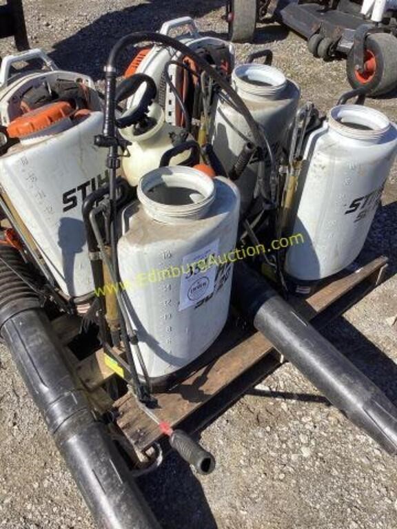 D1. (5) Stihl backpack sprayers parts condition