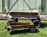 Two Vintage Wagons-Both Roll Good