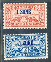 SCHLESWIG #26 & #28 MINT FINE-VF NH