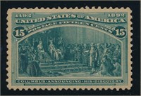 USA #238 MINT VF-EXTRA FINE NH