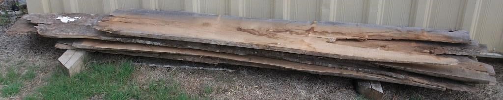 Stack of Live Edge Wood