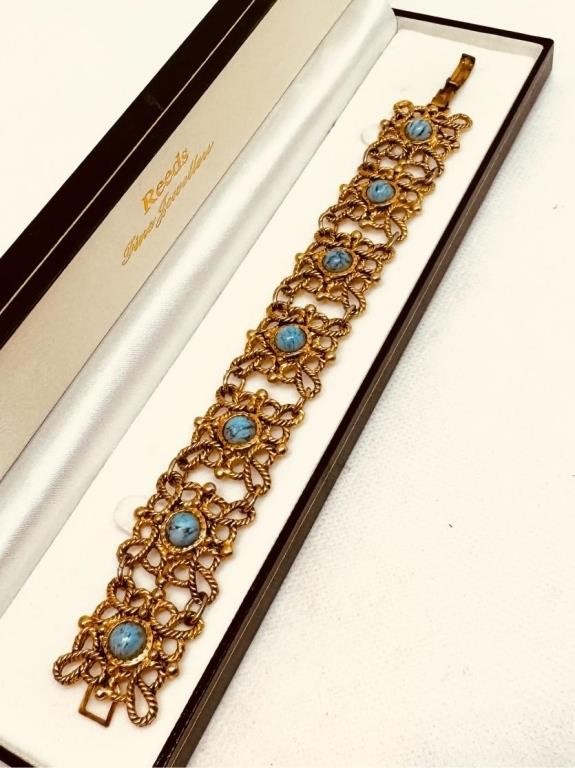 Vintage Turquoise Stone Bracelet,