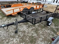 1334) 4'x8' trailer-expanded metal floor/new tires