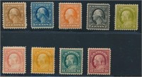 USA #503-504, #506-512 MINT FINE-VF H