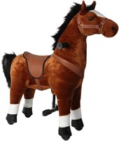 $289  Brown Ride-On Horse  Large  Age 4-12