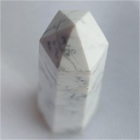 Howlite Obelisk - The Stone of Patience