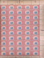 USA #CE2 SHEET OF 50 MINT FINE-VF NH