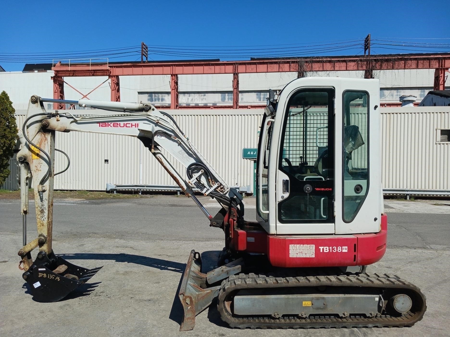 2014 Takeuchi TB138FR Excavator