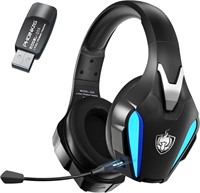 PHOINIKAS Wireless Gaming Headset for PS4 PS5 PC N