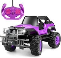 $17  1:20 RC Monster Truck  2.4Ghz  Kids (Purple)