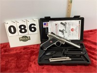 RUGER MARK 3 22 CALIBER TARGET W/ THREE CLIPS
