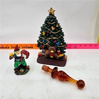 Cast Christmas Tree Bookend