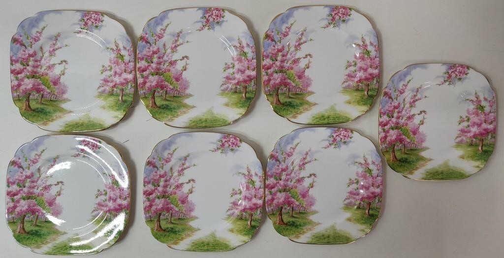 Royal Albert Blossoms Time Plates