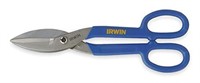 IRWIN Tin Snip  Flat Blade  12-inch (22012)   Blue