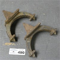 (2) Early Blacksmith Stake Forming Tools