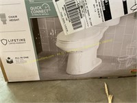 Glacier Bay  Single Flush Toilet (tank damaged)