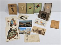 POSTCARDS & ASSORTED EPHEMERA