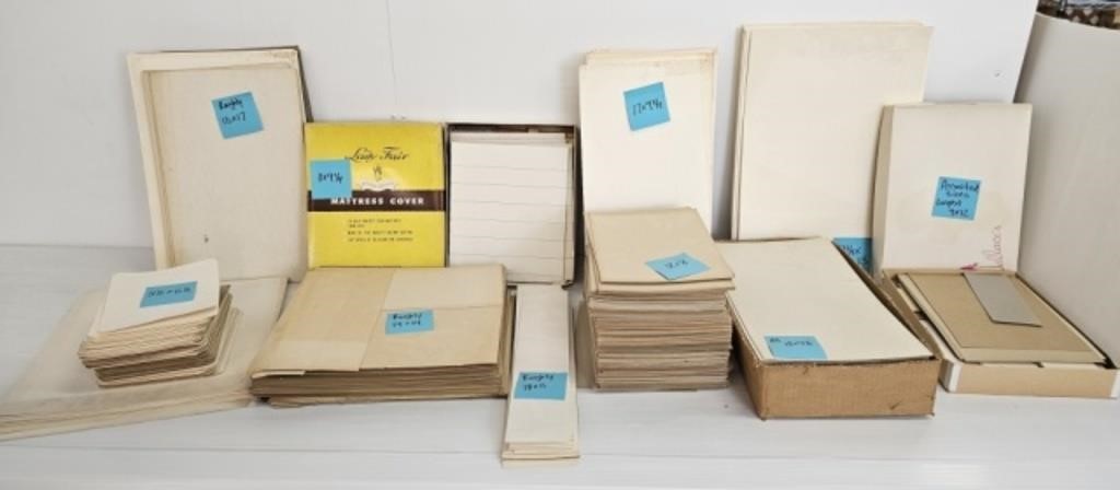 LOT OF CARD STOCK - ASSORTED SIZES
