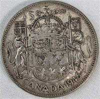 1946 CAD HALF DOLLAR