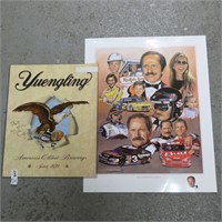 Yuengling Signed Poster & Earhardt Tribute