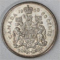 1968 CAD HALF DOLLAR