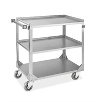 Stainless Steel Service Cart - 31 x 19 x 33"