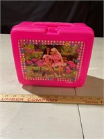 Barbie Pink Plastic Lunchbox Thermos Set