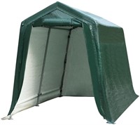 ERGOMASTER 7 Ft x 12 Ft Outdoor Carport Patio Stor