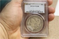 PCGS Graded 1892-O Morgan Silver Dollar