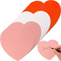 $9  48 Pcs Heart Shape Cut-Outs (Red Pink White)
