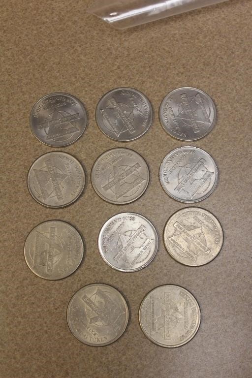 Rare $5.00 Express Cruise Lines Tokens