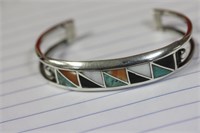 A Sterling Enamel Bracelet