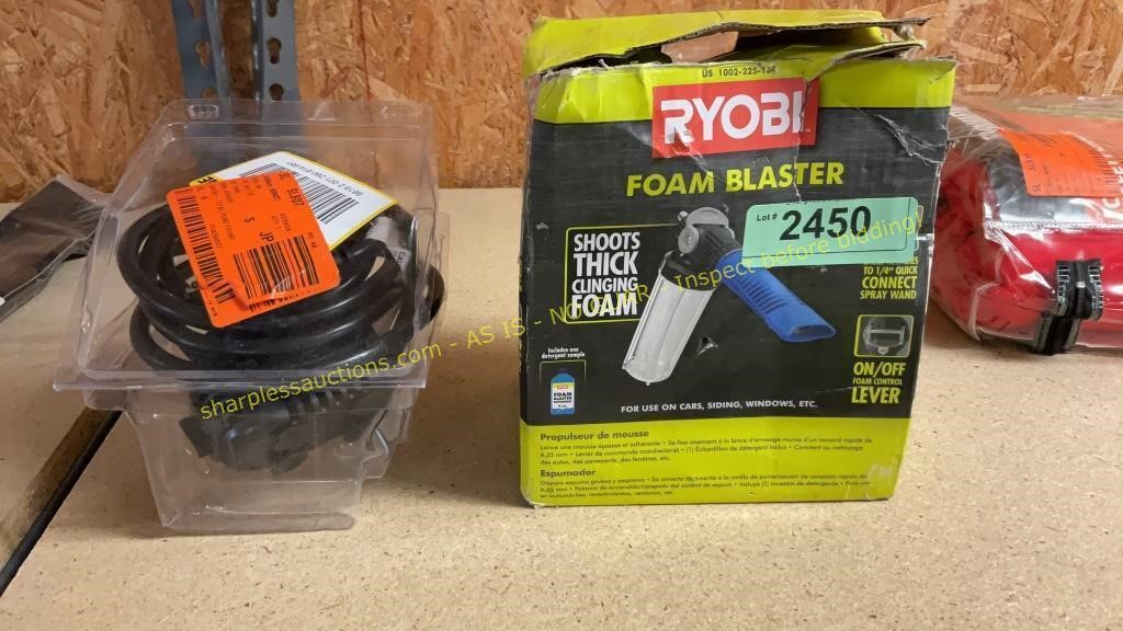 Ryobi Foam Blaster? & Submersible Water Pump