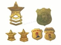 (6) Dick Tracy Badge Pins