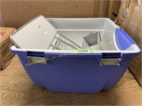 Omega Paw Roll 'n Clean Litter Box (missing pcs.)