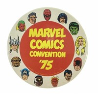 Marvel Comics Convention 1975 Button Pin