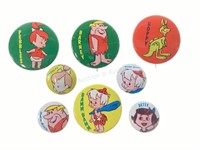 (8) Hanna Barbera Flintstone Button Pins25