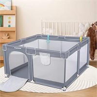 Regaloam Baby Playpen with Mat,50 * 50 Inches Baby